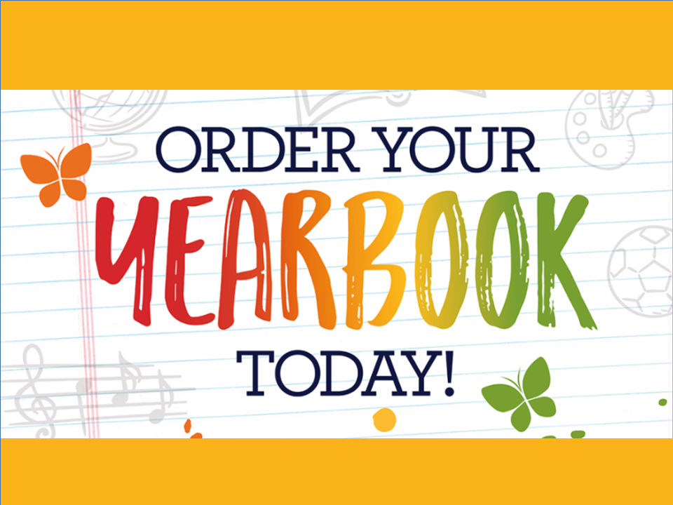 Last Chance To Order Yearbooks